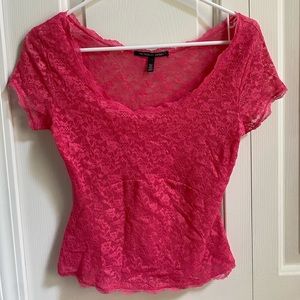 Victorias secret lace crop top
